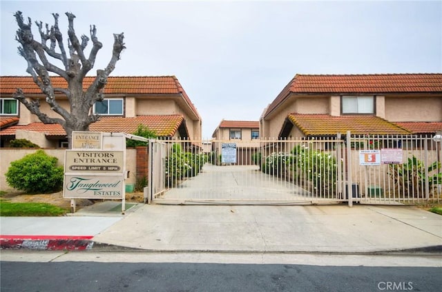 4838 Elrovia Ave Unit E, El Monte, CA 91732 - view of concrete road featuring a gate