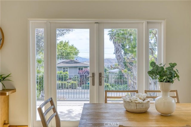 1770 Alrita St, San Luis Obispo, CA 93401 - dining space with plenty of natural light and french doors