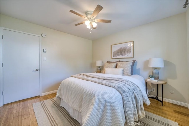 1770 Alrita St, San Luis Obispo, CA 93401 - bedroom featuring wood finished floors and ceiling fan