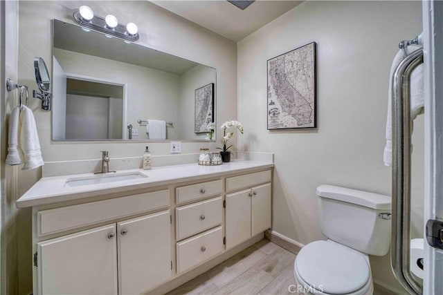 1770 Alrita St, San Luis Obispo, CA 93401 - bathroom with vanity and wood finished floors