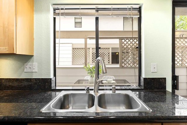 4535 Chateau Dr, San Diego, CA 92117 - kitchen view of a sink and a textured wall
