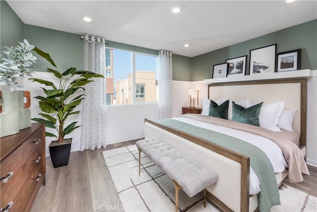 980 N Tangent Privado Unit 201, Ontario, CA 91764 - bedroom featuring wood finished floors, baseboards, and recessed lighting