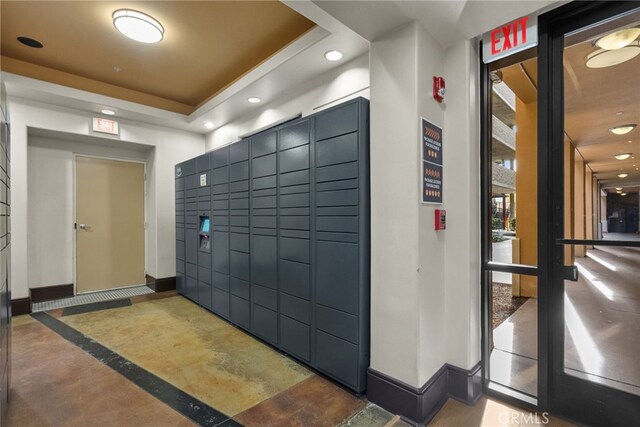 24585 Town Center Dr Unit 4308, Valencia, CA 91355 - view of community featuring a package area and recessed lighting