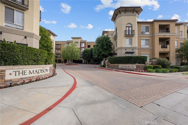 24585 Town Center Dr Unit 4308, Valencia, CA 91355 - view of decorative road featuring curbs and sidewalks