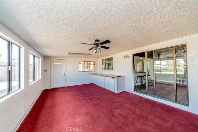 17470 Krameria Ave, Riverside, CA 92504 - unfurnished sunroom featuring a ceiling fan and plenty of natural light