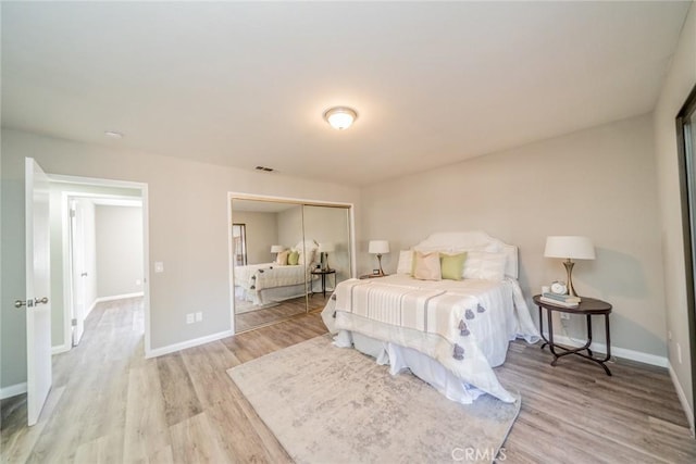 17470 Krameria Ave, Riverside, CA 92504 - bedroom featuring light wood finished floors and a closet