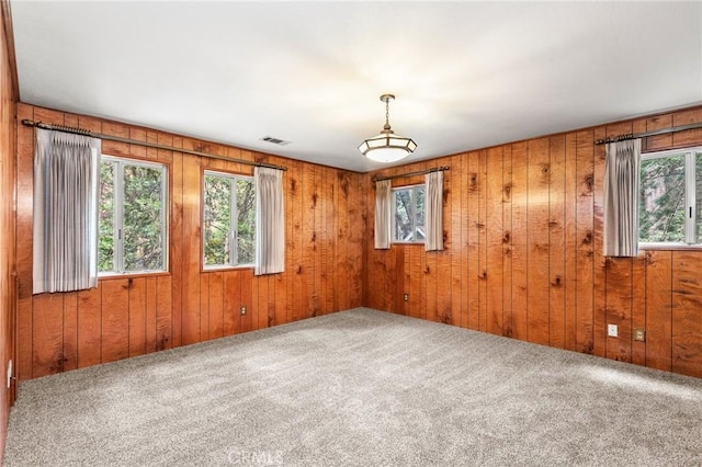 26972 State Highway 189, Blue Jay, CA 92317 - unfurnished room featuring carpet flooring and wooden walls