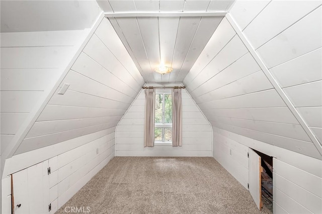 26972 State Highway 189, Blue Jay, CA 92317 - additional living space with wooden walls, carpet floors, and lofted ceiling