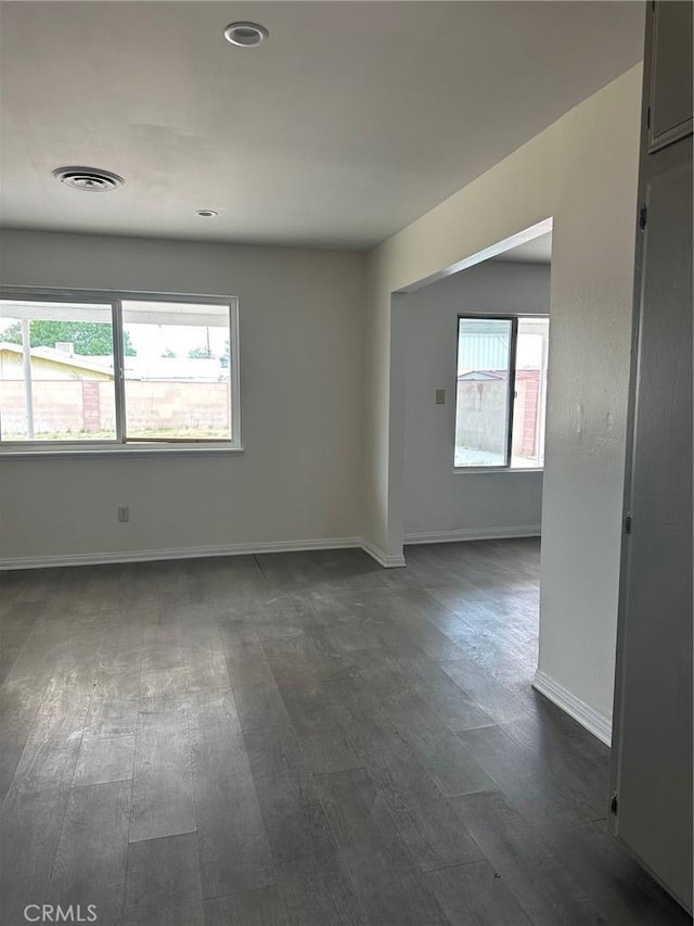 45208 17th St W, Lancaster, CA 93534 - unfurnished room featuring dark wood-style flooring and baseboards