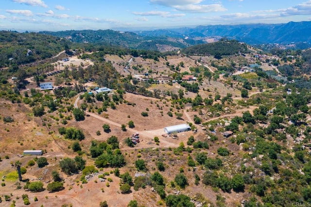2620 Mar Vinga, Fallbrook, CA 92028 - aerial view of sparsely populated area featuring a mountain backdrop