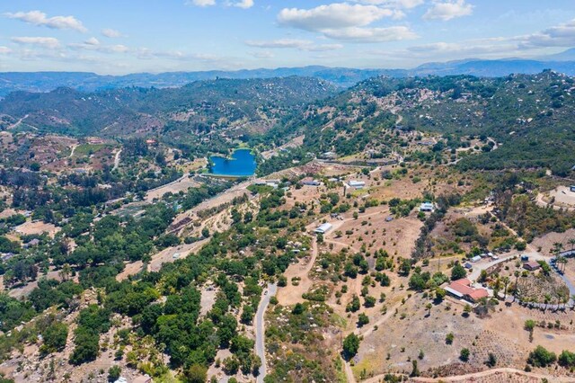 2620 Mar Vinga, Fallbrook, CA 92028 - aerial view of a water and mountain view