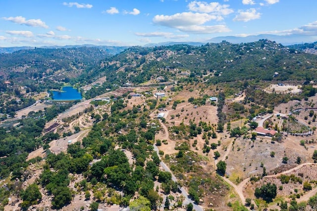 2620 Mar Vinga, Fallbrook, CA 92028 - bird's eye view of a water and mountain view