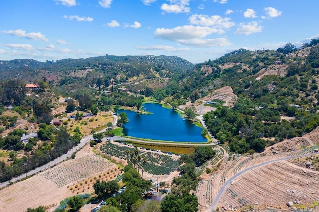 2620 Mar Vinga, Fallbrook, CA 92028 - drone / aerial view of a water and mountain view