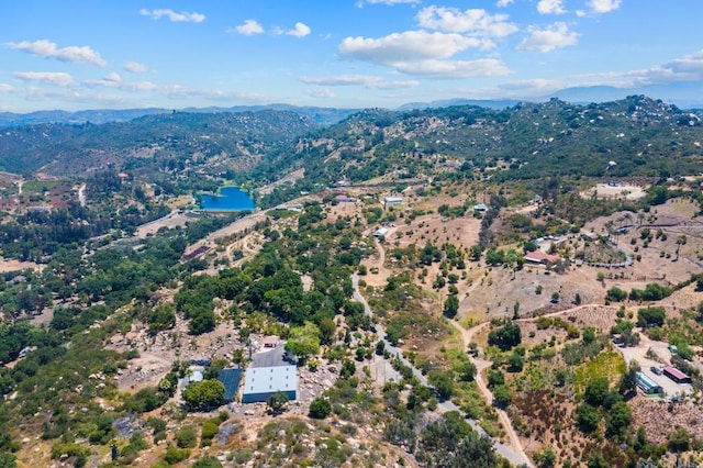 2620 Mar Vinga, Fallbrook, CA 92028 - drone / aerial view of a water and mountain view