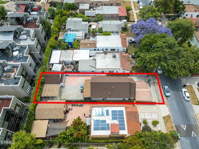 3247 La Clede Ave, Los Angeles, CA 90039 - aerial view of residential area featuring property parcel outlined