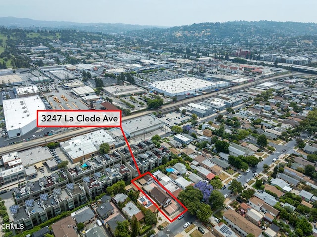 3247 La Clede Ave, Los Angeles, CA 90039 - view of urban area featuring property parcel outlined and an industrial area