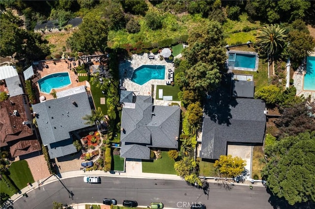 4420 Conchita Way, Tarzana, CA 91356 - drone / aerial view of a pool