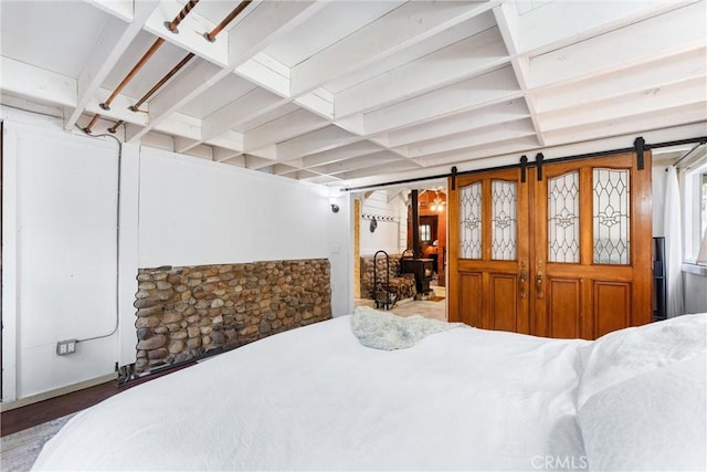 25 Hot Spring Canyon Rd, San Juan Capistrano, CA 92675 - bedroom with a barn door