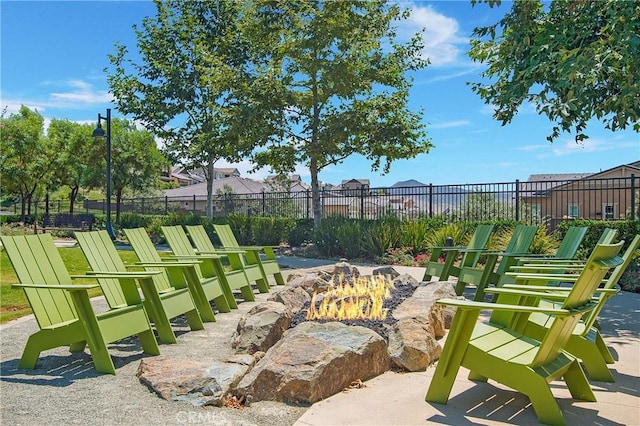 147 Luneta Ln, Rancho Mission Viejo, CA 92694 - surrounding community with an outdoor fire pit