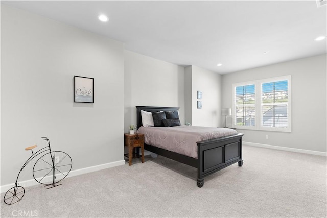 147 Luneta Ln, Rancho Mission Viejo, CA 92694 - bedroom with light colored carpet, baseboards, and recessed lighting