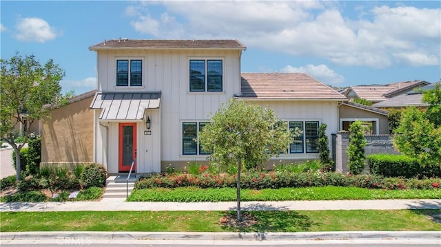 147 Luneta Ln, Rancho Mission Viejo, CA 92694 - modern farmhouse featuring a standing seam roof and metal roof