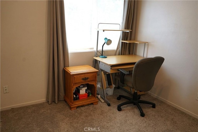 2068 Spy Glass Ct, Merced, CA 95340 - carpeted home office featuring baseboards