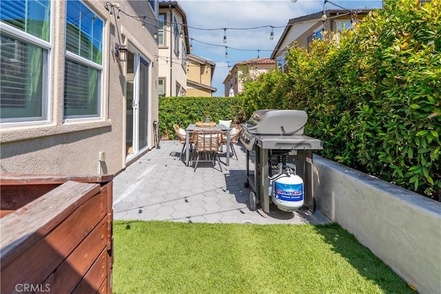 28 Fosco St, Rancho Mission Viejo, CA 92694 - view of patio / terrace featuring outdoor dining area and grilling area