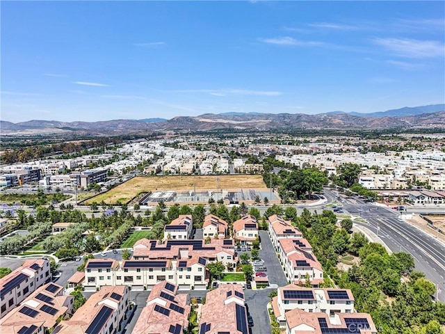 747 Spring Gdn, Irvine, CA 92618 - aerial view of property and surrounding area with mountains