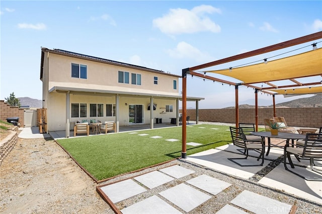 30893 Telegraph Dr, Winchester, CA 92596 - back of property featuring stucco siding and a patio