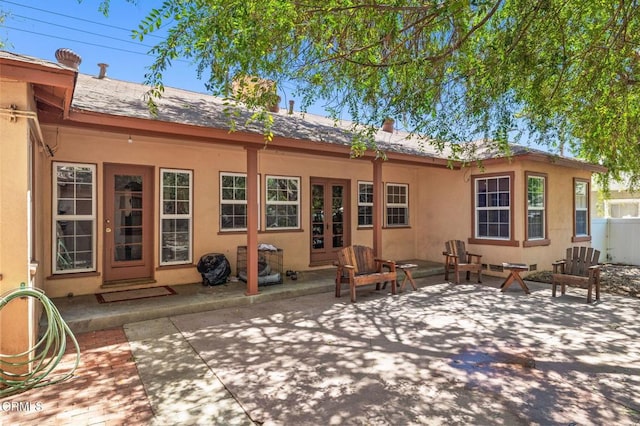 339 2nd St, Fillmore, CA 93015 - back of house featuring stucco siding and a patio area