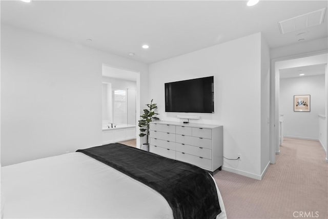 40 Jarano St, Rancho Mission Viejo, CA 92694 - bedroom with light colored carpet, baseboards, and recessed lighting