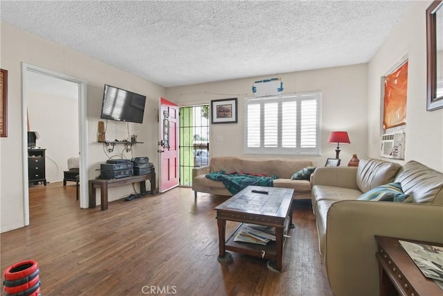 14508 Kingsdale Ave, Lawndale, CA 90260 - living area with wood finished floors and a textured ceiling
