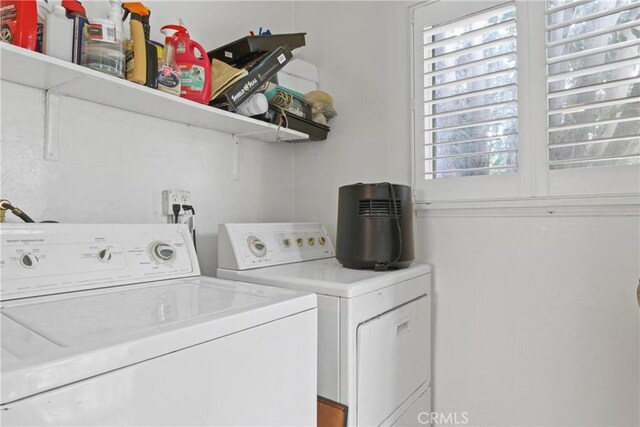 14508 Kingsdale Ave, Lawndale, CA 90260 - laundry area with washer and clothes dryer