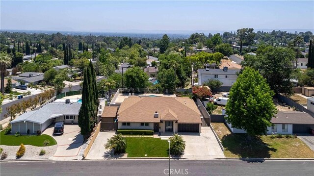 17206 Nugent Pl, Granada Hills, CA 91344 - aerial perspective of suburban area