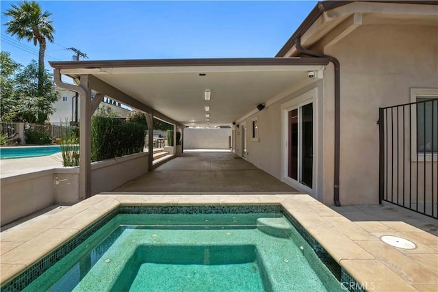 17206 Nugent Pl, Granada Hills, CA 91344 - view of swimming pool featuring a patio