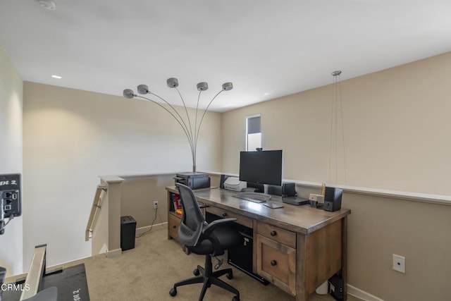 143 W Colorado Blvd, Monrovia, CA 91016 - carpeted home office featuring baseboards