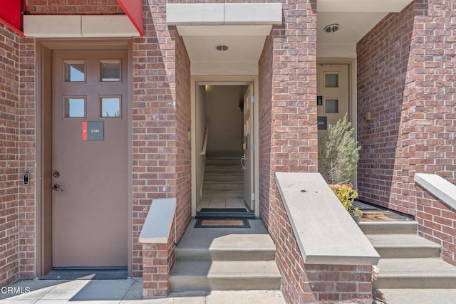 143 W Colorado Blvd, Monrovia, CA 91016 - doorway to property featuring brick siding