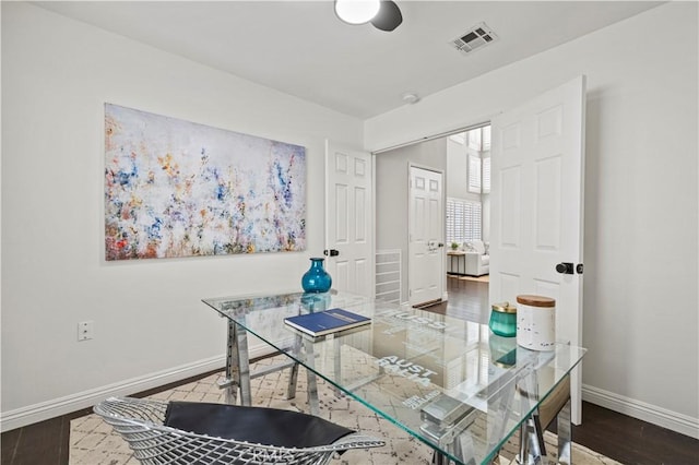 27834 Lassen St, Castaic, CA 91384 - office featuring baseboards and wood finished floors