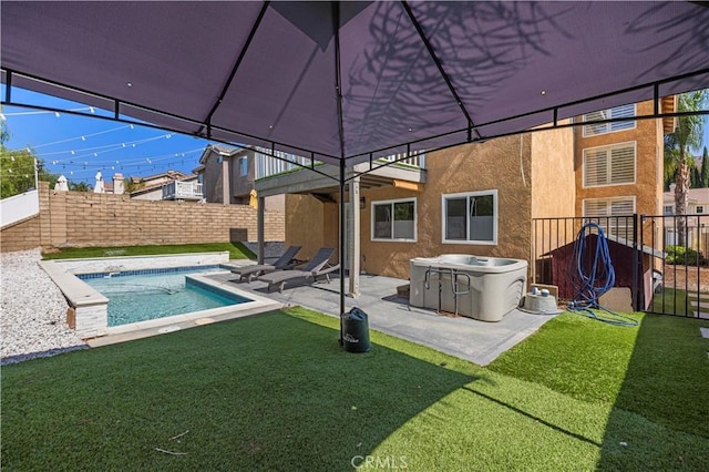 27834 Lassen St, Castaic, CA 91384 - view of pool with a fenced backyard and a patio