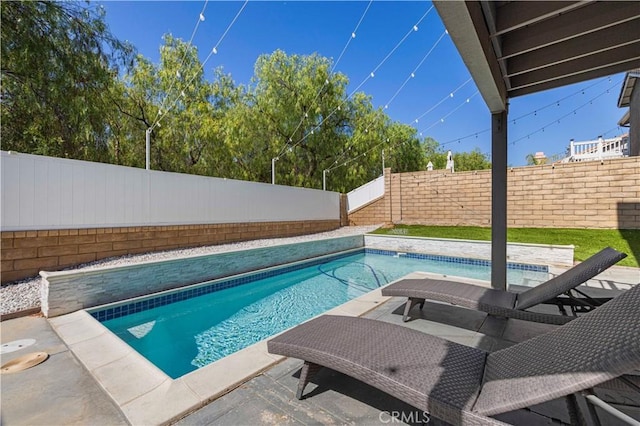 27834 Lassen St, Castaic, CA 91384 - view of swimming pool featuring a fenced backyard