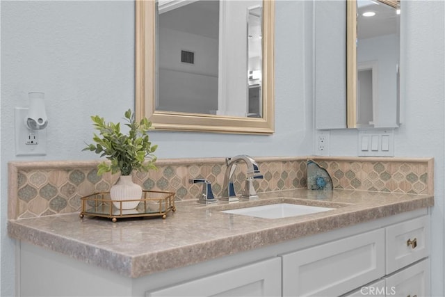 1641 Ford St, Redlands, CA 92373 - bathroom featuring backsplash and vanity