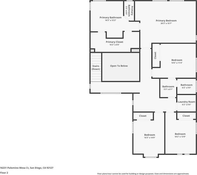 16231 Palomino Mesa Ct, San Diego, CA 92127 - floor plan / room layout