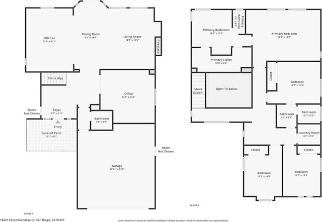 16231 Palomino Mesa Ct, San Diego, CA 92127 - home floor plan