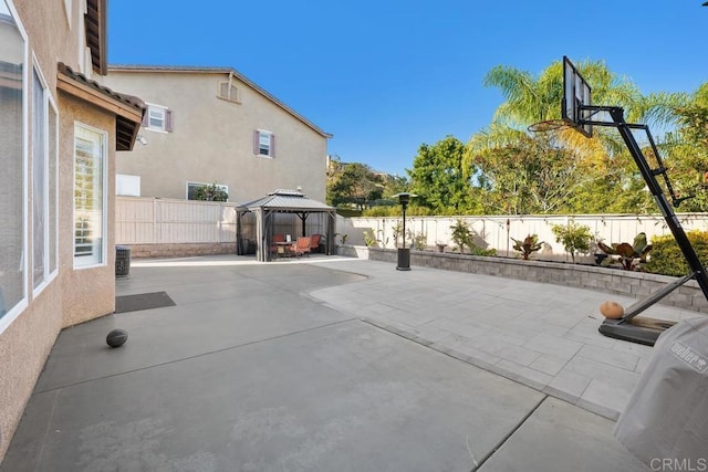 16231 Palomino Mesa Ct, San Diego, CA 92127 - fenced backyard with a gazebo and a patio area