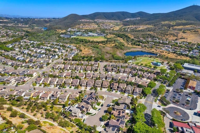 16231 Palomino Mesa Ct, San Diego, CA 92127 - aerial view of property and surrounding area featuring a water and mountain view and nearby suburban area