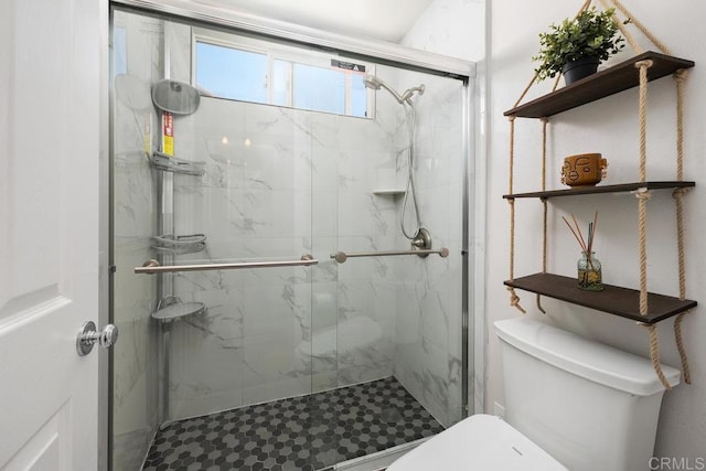 16231 Palomino Mesa Ct, San Diego, CA 92127 - full bath with toilet and a marble finish shower