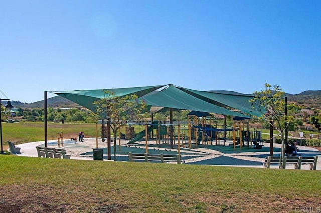 16231 Palomino Mesa Ct, San Diego, CA 92127 - view of property's community featuring a yard and a mountain view