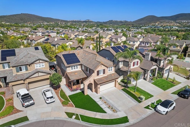 16231 Palomino Mesa Ct, San Diego, CA 92127 - aerial view of residential area featuring mountains