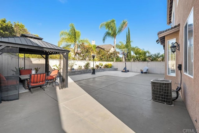 16231 Palomino Mesa Ct, San Diego, CA 92127 - fenced backyard with a gazebo and a patio area