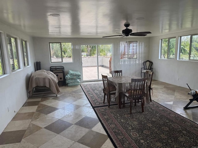 6591 Black Rail Rd, Carlsbad, CA 92011 - sunroom with stone finish floors